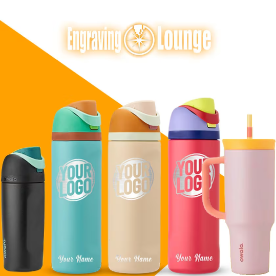 24oz Owala Insulated Water Bottles, Personlized Stainless Steel Water Bottle, Laser Engrave Custom Water Bottle with Straw for Sports