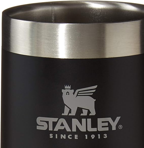 24oz Stanley Big Grip Beer Stein Stainless Steel Tumbler, Personalized Stainless Steel Tumbler, Laser Engraved Tumbler.