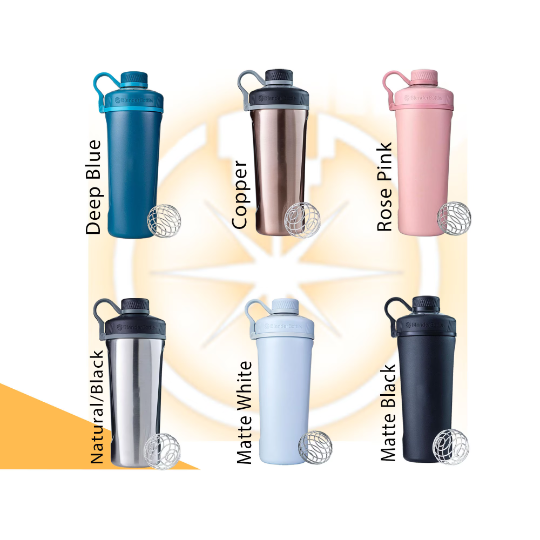 26oz Thermal Blender Bottle, Radian Shaker Cup, Double Walled 304,Personalized Stainless Steel Bottle, Laser Engrave Vacuum Flask