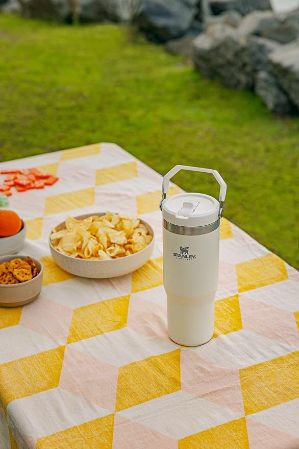 30oz Stanley IceFlow Flip Straw Bottle, Personalized Stainless Steel Tumbler, Laser Engraved Travel Cup, Gift for Best Friend, best for Gym