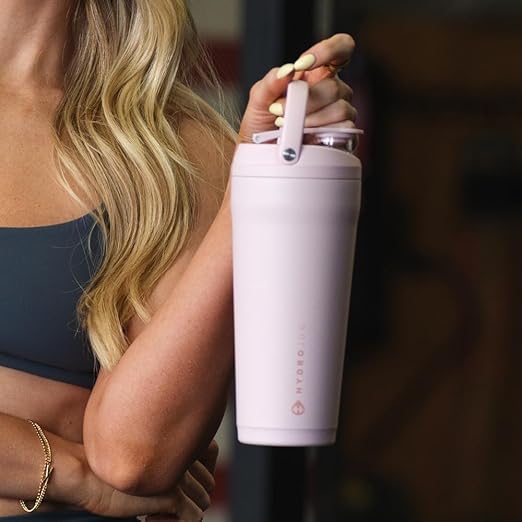 Personalized 24oz Hydro Jug Shaker | Laser Engraved Stainless Steel Shaker | Custom Leakproof Shaker, Premium Shaker for Fitness, Sports