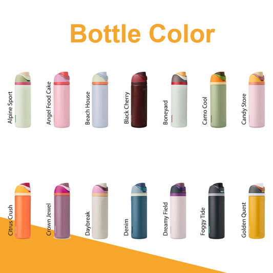 32oz Owala Insulated Water Bottles, Personlized Stainless Steel Water Bottle, Laser Engrave Custom Water Bottle with Straw Laser Engraving