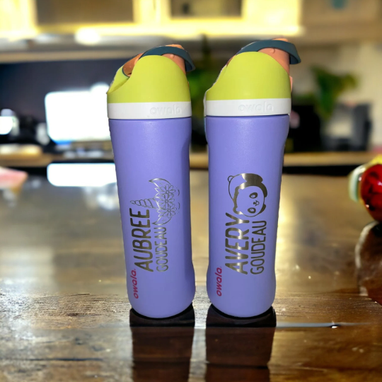 Custom Laser Engraving on Your own Stainless Steel Water Bottle and Tumbler of all Brand.