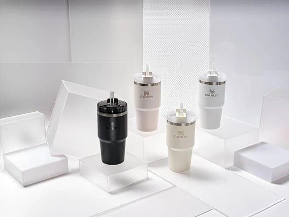 Personalized 20oz Stanley Quencher Tumbler, Custom Stainless Steel Cup, Name Engraved Tumbler, Double Wall Insulated Cup, Hot Mug With Straw