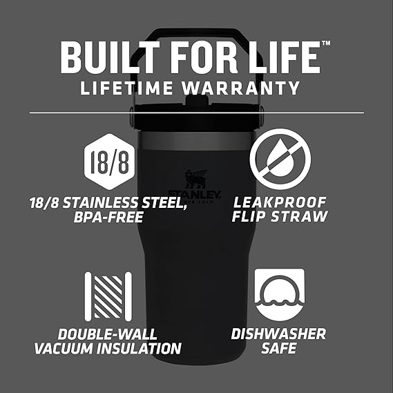 Personalized Stanley 20oz IceFlow Stainless Steel Tumbler, Stanley Iceflow Custom Tumbler, Laser Engraved Travel Cup, Hydration, Camping.