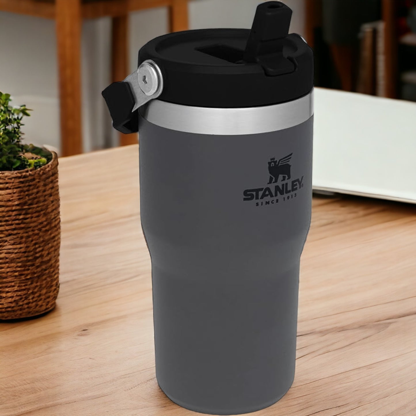 Personalized Stanley 20oz IceFlow Stainless Steel Tumbler, Stanley Iceflow Custom Tumbler, Laser Engraved Travel Cup, Hydration, Camping.