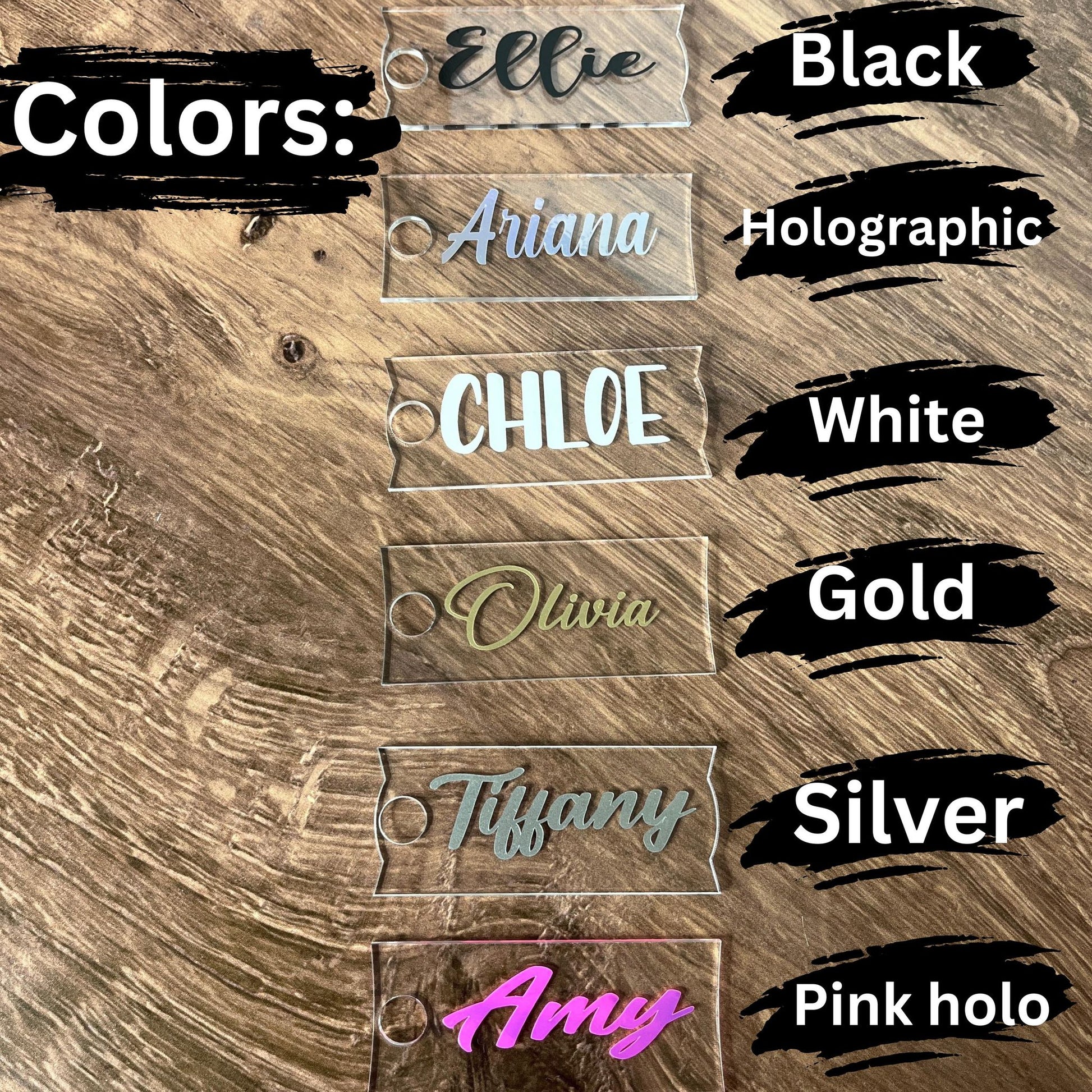 Personalized Stanley Tumbler Name Plate | Custom Stanley Cup Name Tag | Tumbler Accessories 20oz, 30oz, 40oz, Lid Topper, Acrylic Name Tag