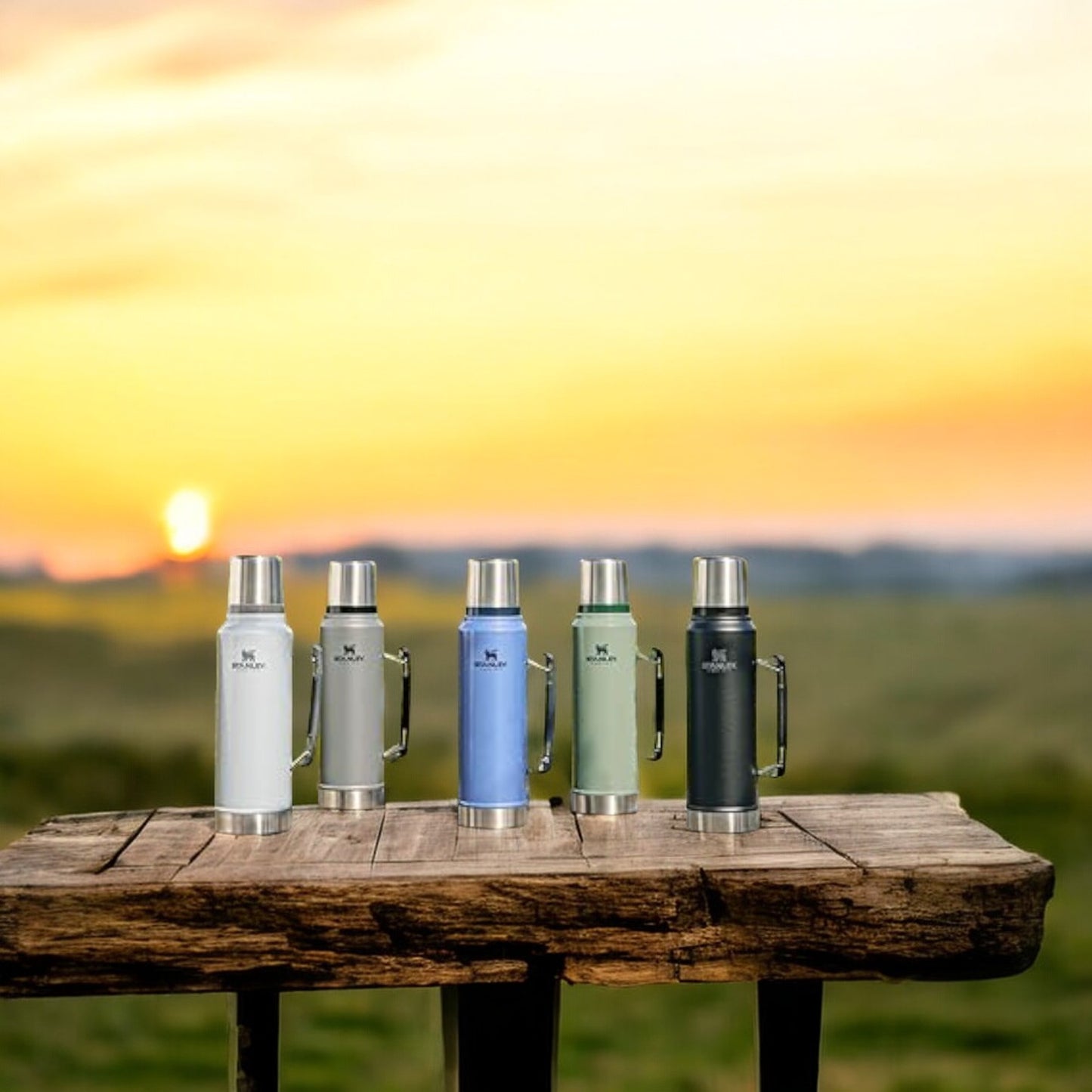 Stanley Wide Mouth Bottle Stainless Steel Bottle, Personalized Stainless Steel Bottle, Laser Engraved Bottle, 1.5QT