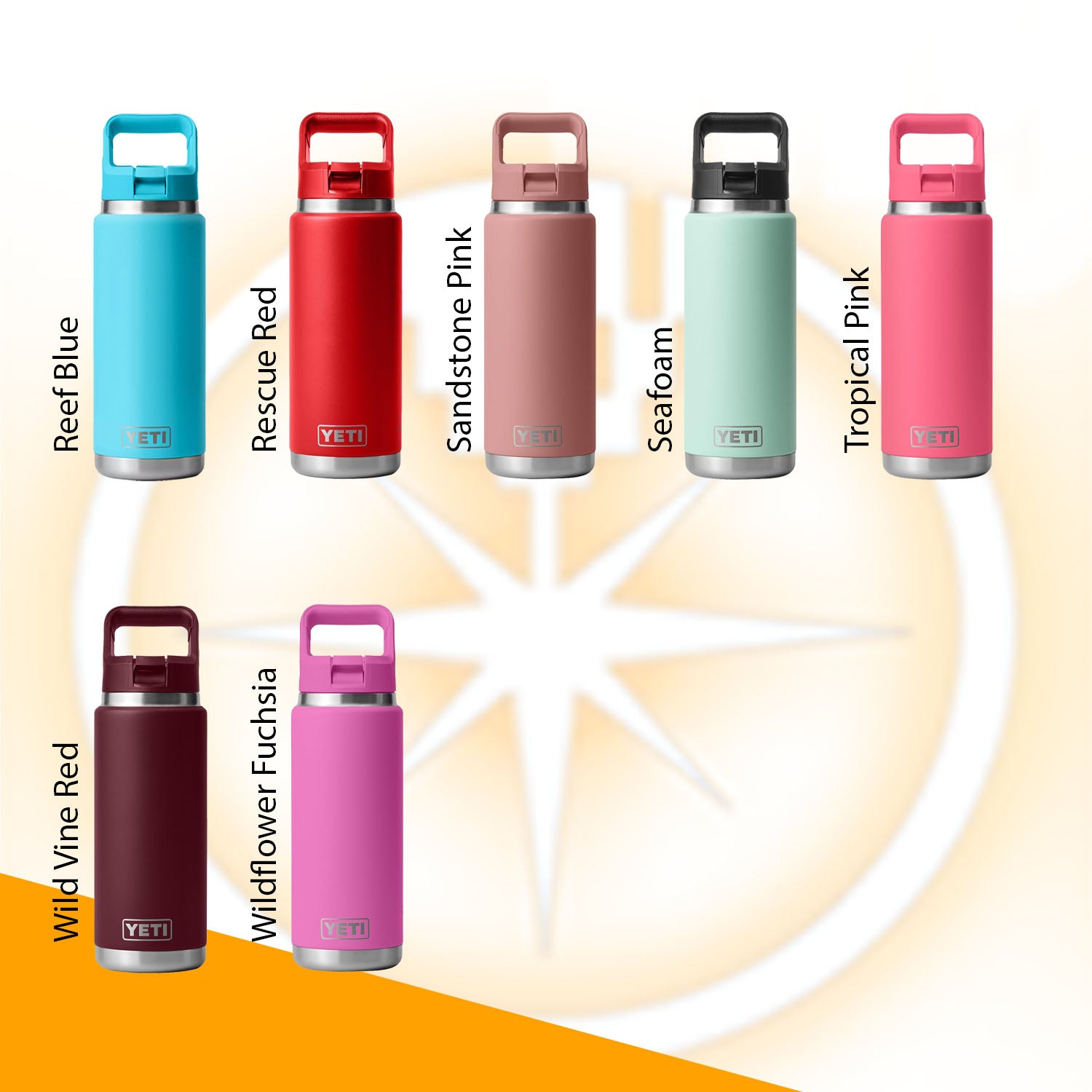 YETI Rambler Jr. 12oz Kids Bottle, Personalized Vacuum Insulated Bottle, Laser Engraved Custom Water Bottle with Straw Cap, Drinkware
