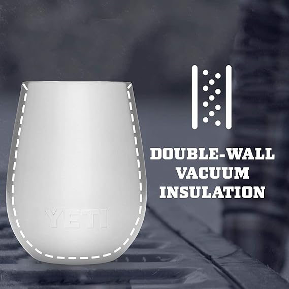YETI Rambler Tumbler Stainless Steel, Personalized Stainless Steel Tumbler, Laser Engraved Tumbler, 10oz
