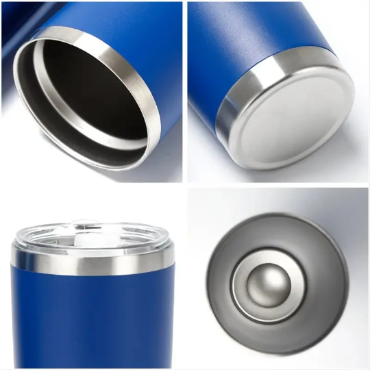 20oz Stainless Steel Thermal Mug - Vacuum Leakproof Water Bottle with Lid for Tea, Coffee - Insulated Drinkware for Hot and Cold Beverages - Engraving Lounge