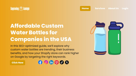 Affordable Custom Water Bottles for Companies in the USA