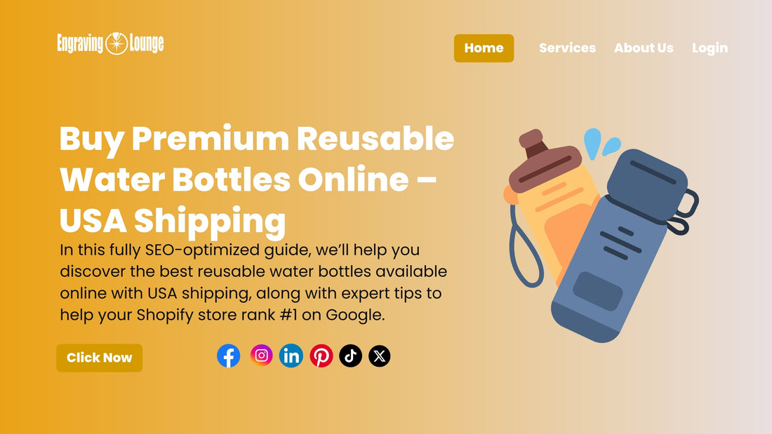 Buy Premium Reusable Water Bottles Online – USA Shipping