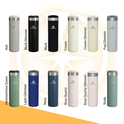 16oz, 20oz Stanley AeroLight Transit Stainless Steel Bottle, Personalized Stainless Steel Bottle, Laser Engraved Bottle
