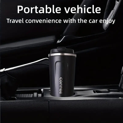 17oz Stainless Steel Travel  Mug, Personalized Laser Engrave Insulated  Mug with Lid for Tea, Coffee, Birthday Gifts