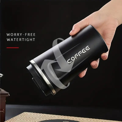 17oz Stainless Steel Travel  Mug, Personalized Laser Engrave Insulated  Mug with Lid for Tea, Coffee, Birthday Gifts