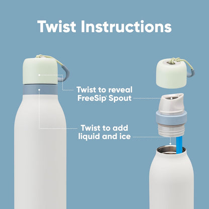 18oz, 24oz Owala FreeSip Twist Water Bottles | Laser Engraved Stainless Steel Water Bottle with Straw | Best For Travel, Sports and Gym. 8 engraving lounge