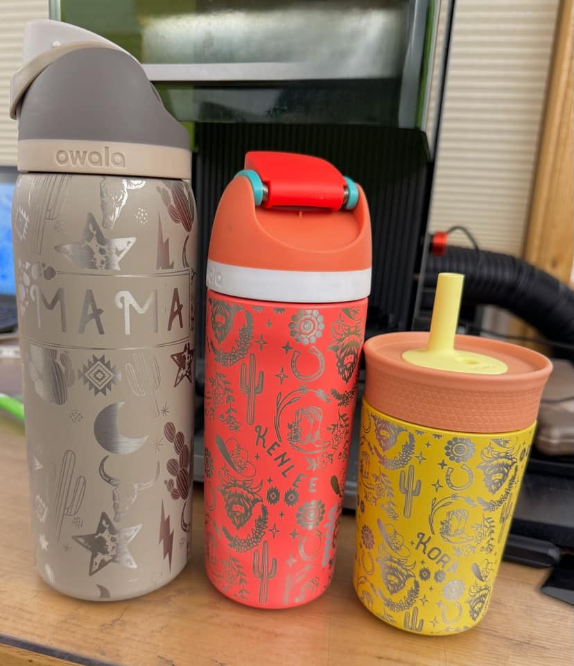Personalized Owala 12oz Kids Tumbler, Laser Engraved Tumbler for child, Best Gift for child, School Bottle, Custom Owala Name tumbler