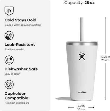 20oz, 28oz Hydro Flask Travel Tumbler, Personalized Stainless Steel Insulated Cup with Lid and Straw, Laser Engraved Tumbler for Cold Water and Drinks for Sports, School 2 engraving lounge