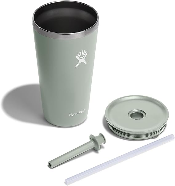 20oz, 28oz Hydro Flask Travel Tumbler, Personalized Stainless Steel Insulated Cup with Lid and Straw, Laser Engraved Tumbler for Cold Water and Drinks for Sports, School 6 engraving lounge
