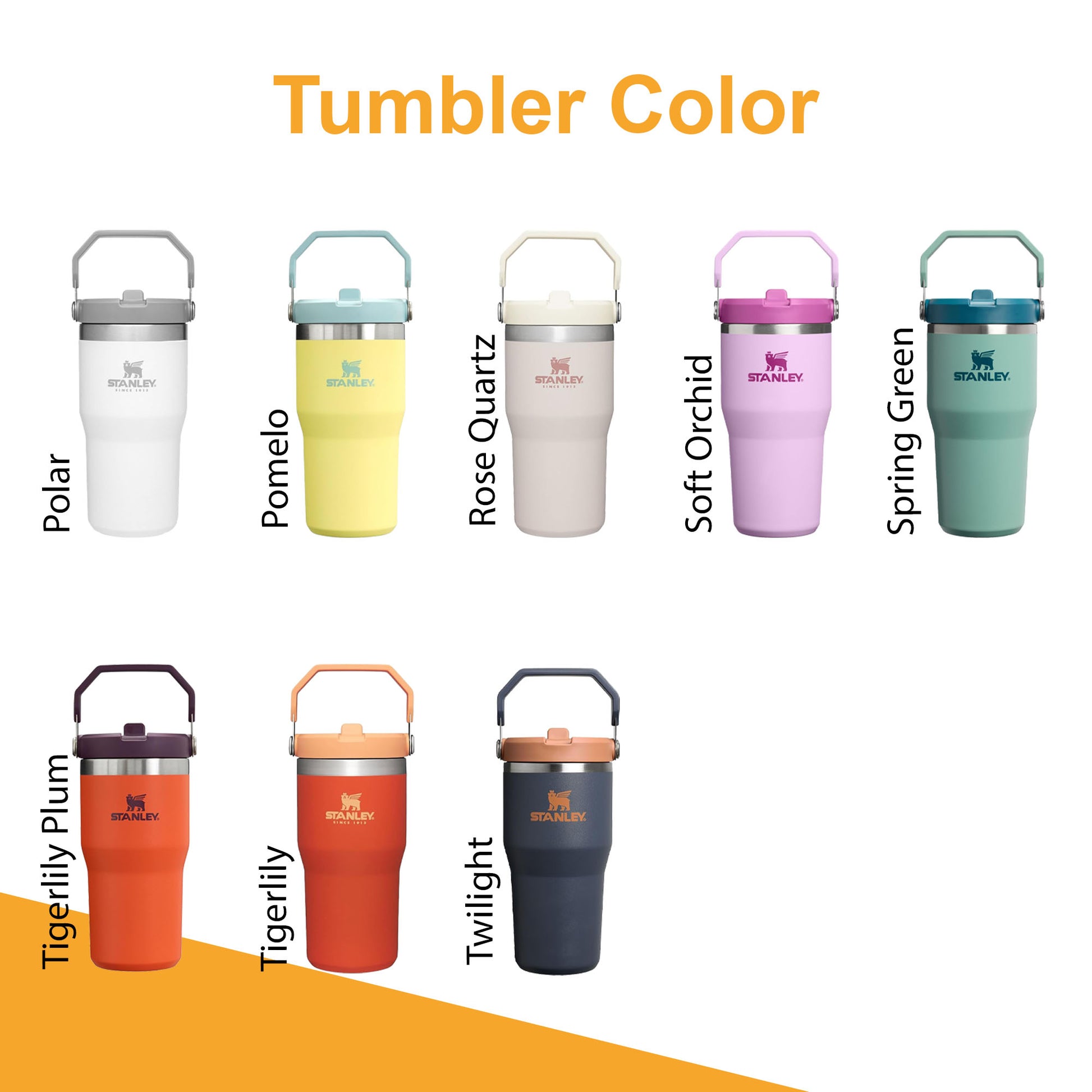 stanley tiger lily plum 20oz Personalized Stanley IceFlow Stainless Steel Tumbler, Stanley Ice – Engraving Lounge