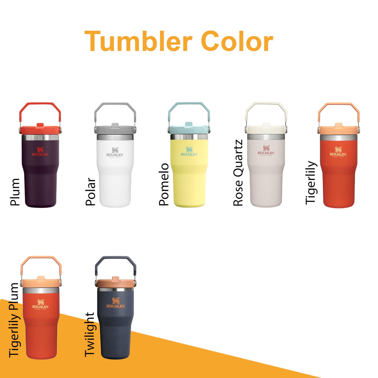 20oz Personalized Stanley IceFlow Stainless Steel Tumbler, Stanley Iceflow Custom Tumbler, Laser Engraved Travel Cup, Hydration, Camping.