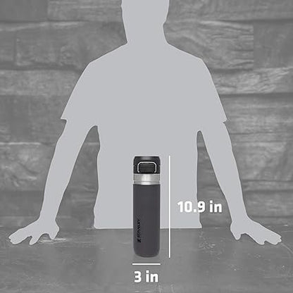 24oz, 36oz Stanley Go Quick Flip Go Water Bottle, Double Walled 304,Personalized Stainless Steel Water Bottle, Laser Engrave Vacuum Flask,Sports,Travel