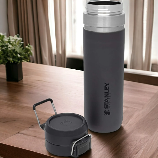 24oz, 36oz Stanley Go Quick Flip Go Water Bottle, Double Walled 304,Personalized Stainless Steel Water Bottle, Laser Engrave Vacuum Flask,Sports,Travel