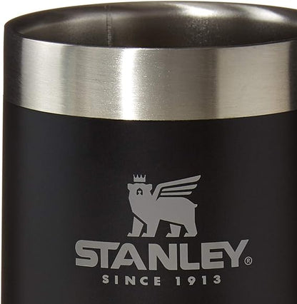 24oz Stanley Big Grip Beer Stein Stainless Steel Tumbler, Personalized Stainless Steel Tumbler, Laser Engraved Tumbler.