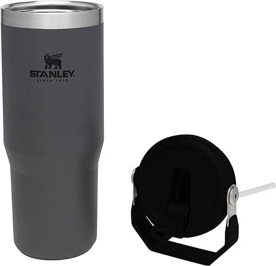 30oz Stanley IceFlow Flip Straw Bottle, Personalized Stainless Steel Tumbler, Laser Engraved Travel Cup, Gift for Best Friend, best for Gym