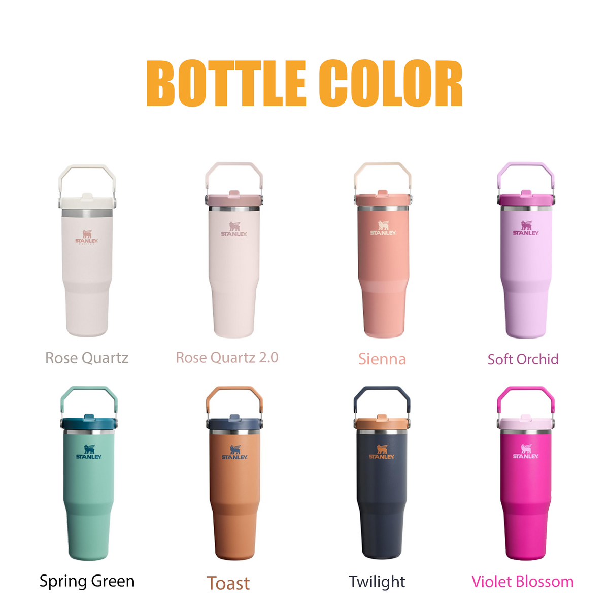 30oz Stanley IceFlow Flip Straw Bottle, Personalized Stainless Steel Tumbler, Laser Engraved Travel Cup, Gift for Best Friend, best for Gym 2 engraving lounge