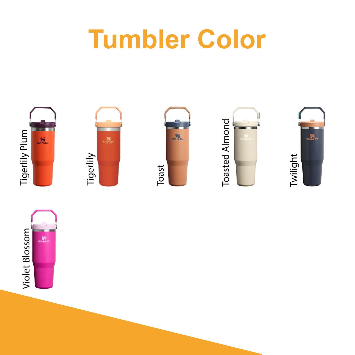 30oz Stanley IceFlow Flip Straw Bottle, Personalized Stainless Steel Tumbler, Laser Engraved Travel Cup, Gift for Best Friend, best for Gym