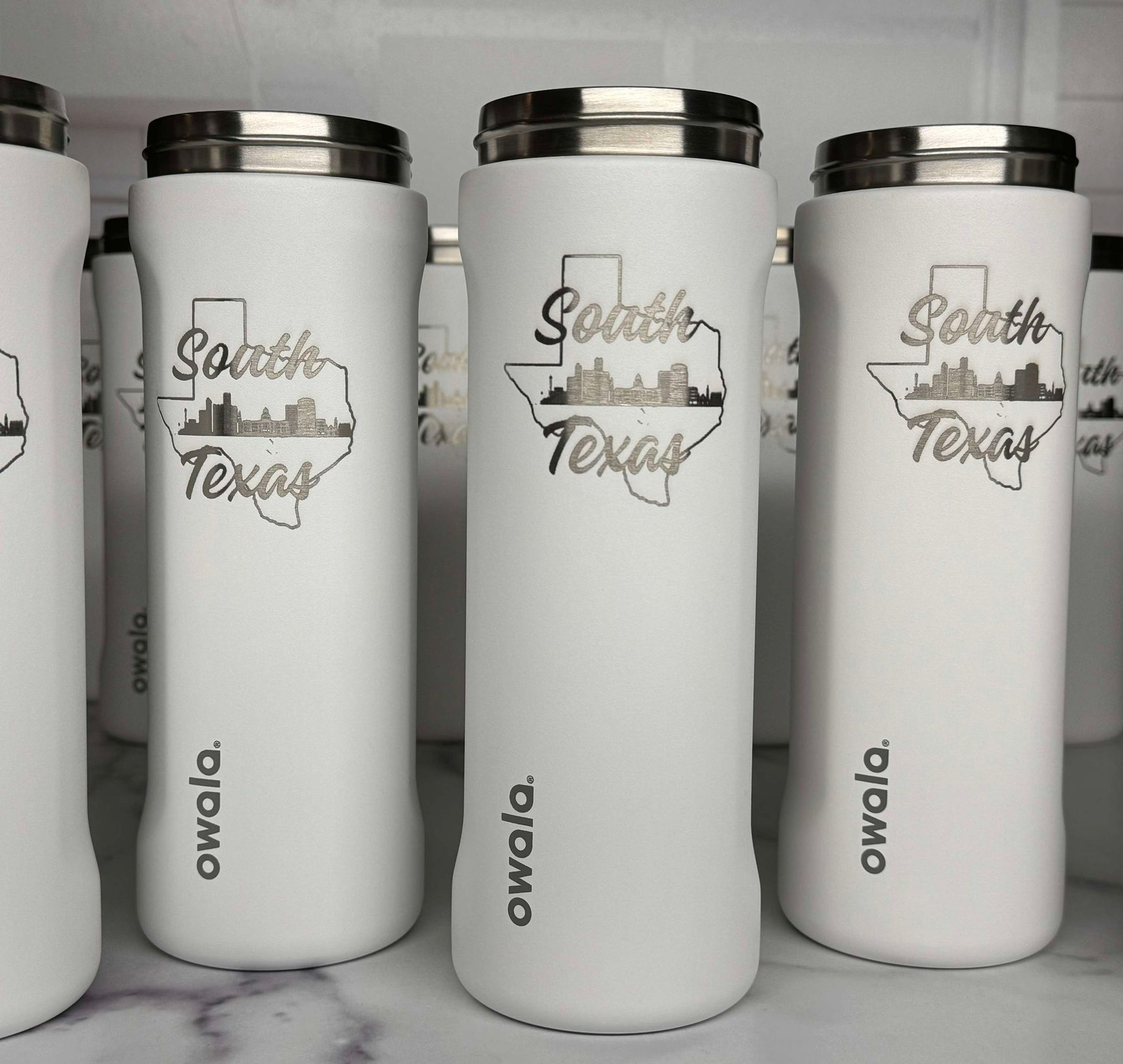 24oz Owala FreeSip Insulated Water Bottles | Laser Engraved Bottle, Name Owala Bottle, Logo Owala Bottle, Best For Travel, Sports, and Gym