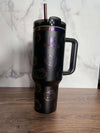 Stanley 40oz Laser Engraved Tumbler, Custom Tumbler with Straw and Lid in Different Design