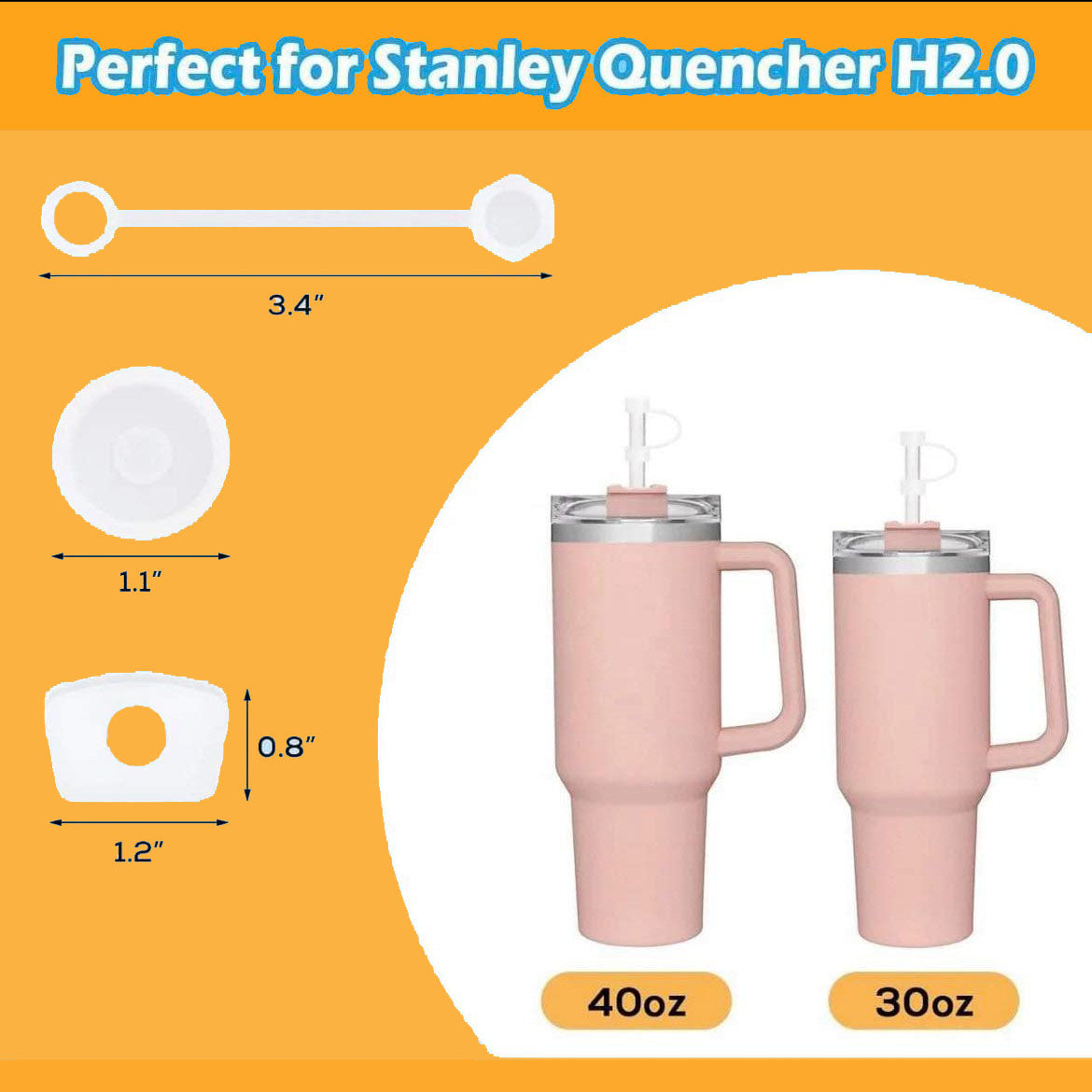 Best Quality Stanley Tumbler Spill Stopper Set | Stanley Cup Topper Set | Stainless Steel Spil Stopper,Tumbler Accessories,Stanley Accessory