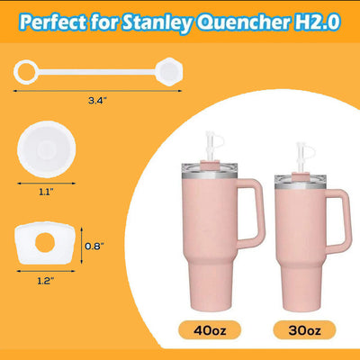Best Quality Stanley Tumbler Spill Stopper Set | Stanley Cup Topper Set | Stainless Steel Spil Stopper,Tumbler Accessories,Stanley Accessory