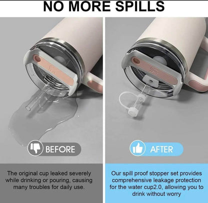 Best Quality Stanley Tumbler Spill Stopper Set | Stanley Cup Topper Set | Stainless Steel Spil Stopper,Tumbler Accessories,Stanley Accessory