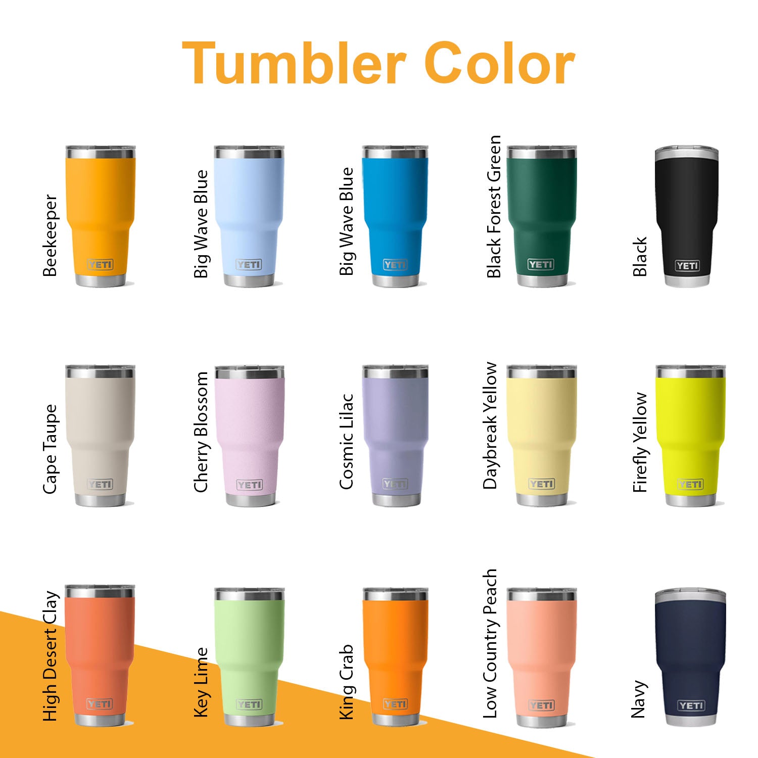 YETI Rambler Tumbler Stainless Steel, Personalized Stainless Steel
