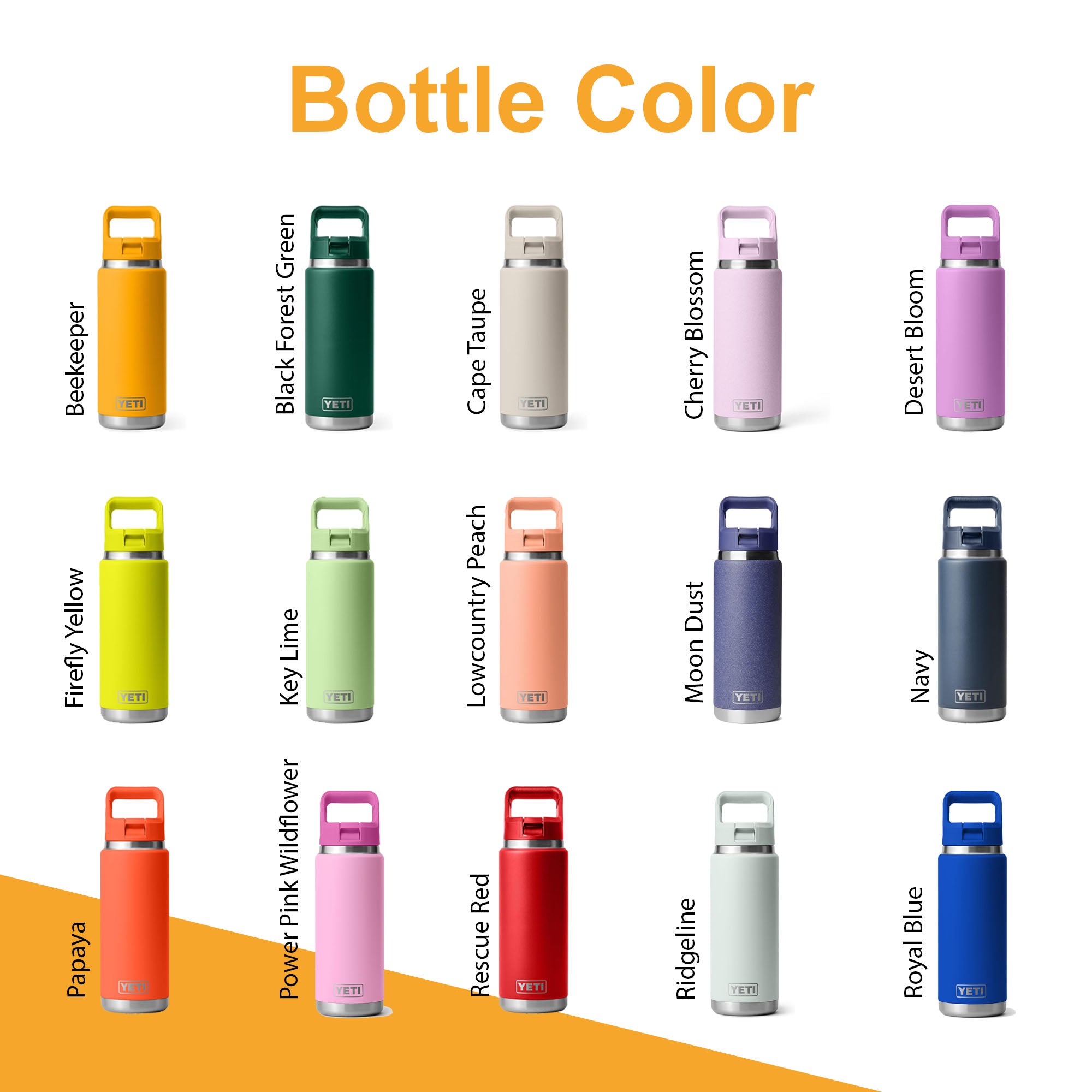YETI Rambler Jr. 12oz Kids Bottle, Personalized Vacuum Insulated
