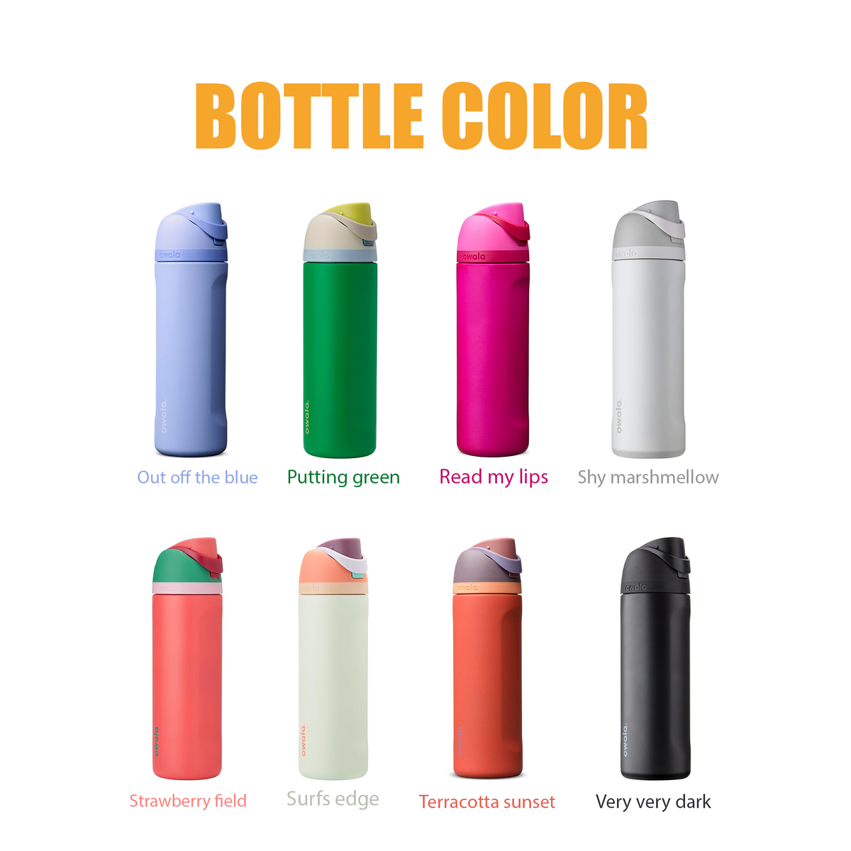 24oz Owala FreeSip Insulated Water Bottles | Laser Engraved Bottle, Name Owala Bottle, Logo Owala Bottle, Best For Travel, Sports, and Gym