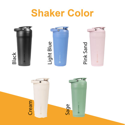 Personalized 24oz Hydro Jug Shaker | Laser Engraved Stainless Steel Shaker | Custom Leakproof Shaker, Premium Shaker for Fitness, Sports