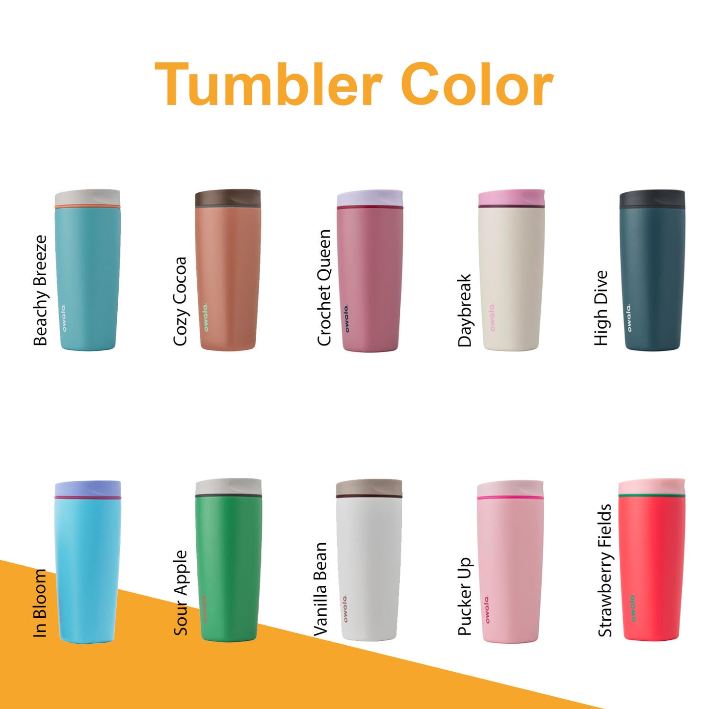 12oz, 20oz Owala Smooth Sip Tumbler | Personalized Stainless Steel Cup with Lid | Laser Engraved Insulated Tumbler For Coffee, Zengraved