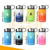 Personalized Ombre 14oz  HYDRO CELL Stainless Steel Insulated Water Bottle with Straw - For Cold & Hot Drinks