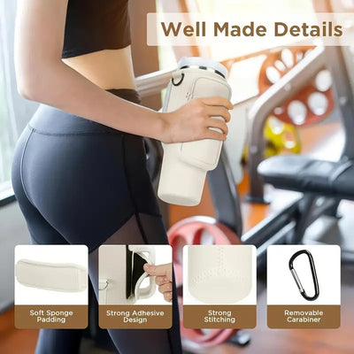 High-Quality Tumbler Carrier Bag with Pocket for Stanley 40/30 oz Tumbler - Water Bottle Pouch with Adjustable Strap - Stanley Accessories