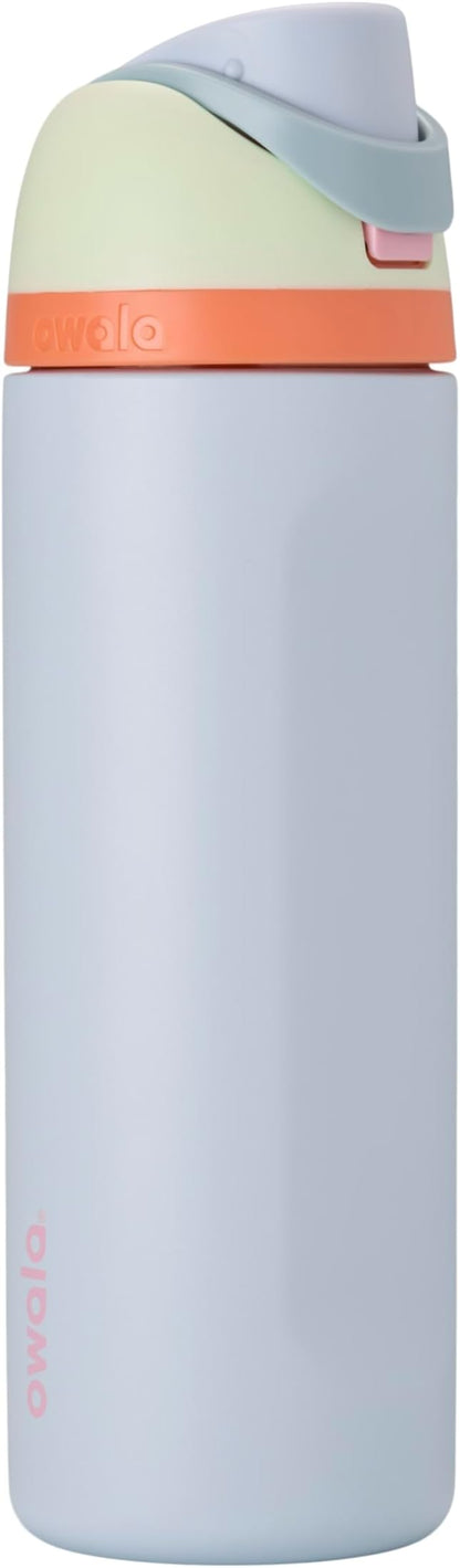 Owala Beach House Color Insulated Water Bottles, Personalized Stainless Steel Water Bottle, Laser Engraved Custom Water Bottle with Straw 7 engraving lounge