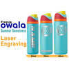 Owala Summer Sweetness Insulated Water Bottles, Personlized Stainless Steel Water Bottle, Laser Engrave Custom Water Bottle with Straw.