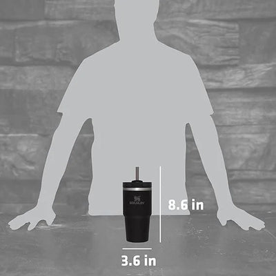 Personalized 20oz Stanley Quencher Tumbler, Custom Stainless Steel Cup, Name Engraved Tumbler, Double Wall Insulated Cup, Hot Mug With Straw