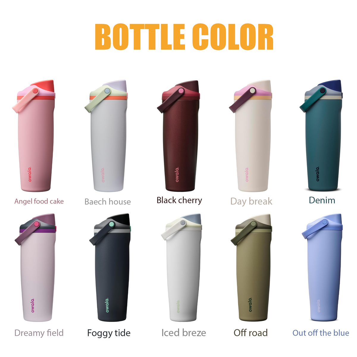 Personalized 30oz/40oz Owala FreeSip Sway Water Bottle, Laser Engraved Stainless Steel Bottle, Owala Custom Text Bottle, Bulk Water Bottle 1 engraving lounge