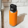 Personalized King Crab Color YETI Rambler Stainless Steel Bottle, Vacuum Insulated Custom Bottle, Laser Engraved Bottle in Different Size