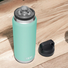 Personalized Seafoam Color YETI Rambler Stainless Steel Bottle, Vacuum Insulated Custom Bottle, Laser Engraved Bottle in Different Size